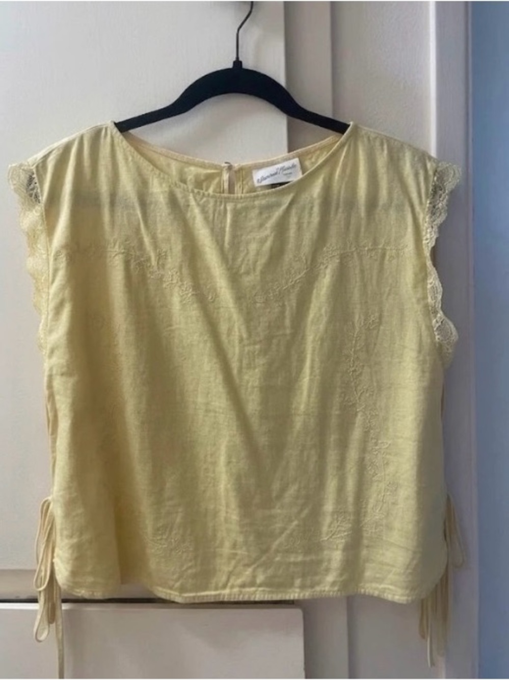 Women’s Short Sleeve Embroidered Top